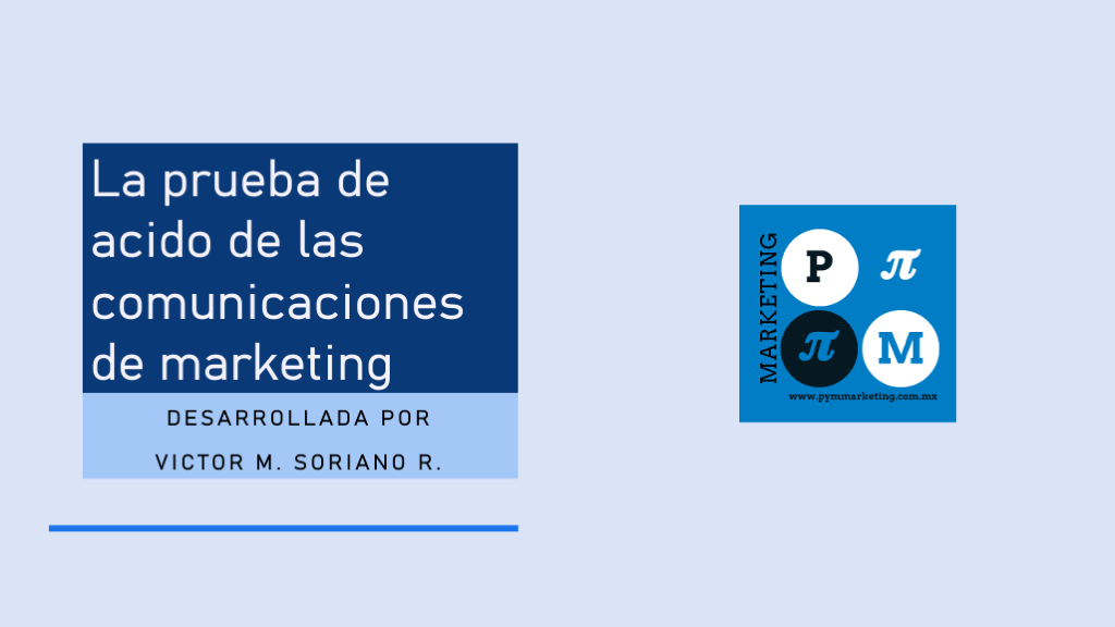 Prueba acido comunicaciones de mkt